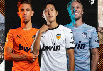 Valencia football shirts 2020-21